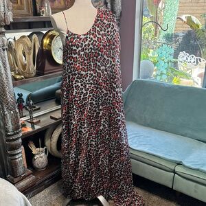 Leopard Print Maxi Dress